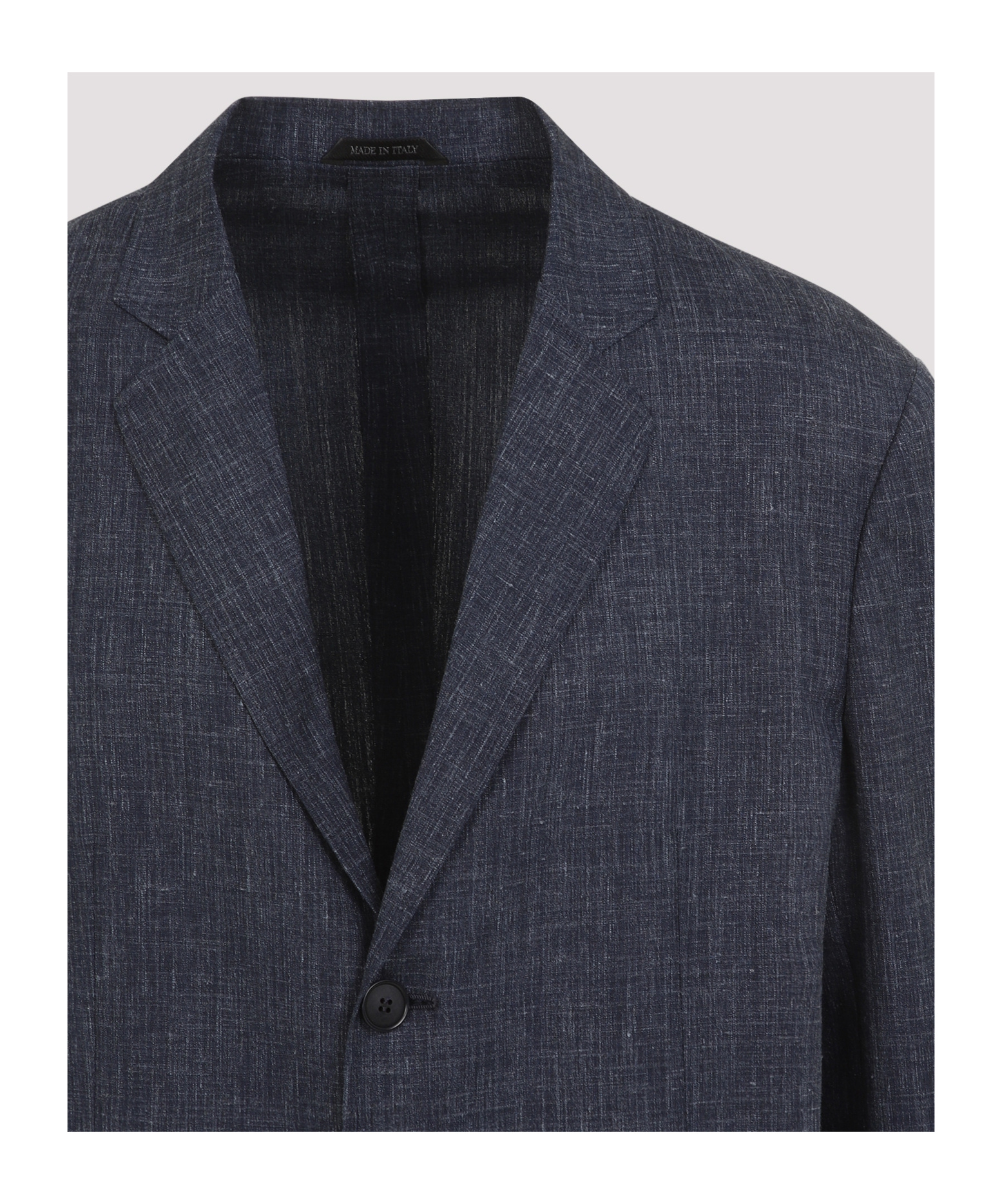 Giorgio Armani Single-breasted Blazer In Blue