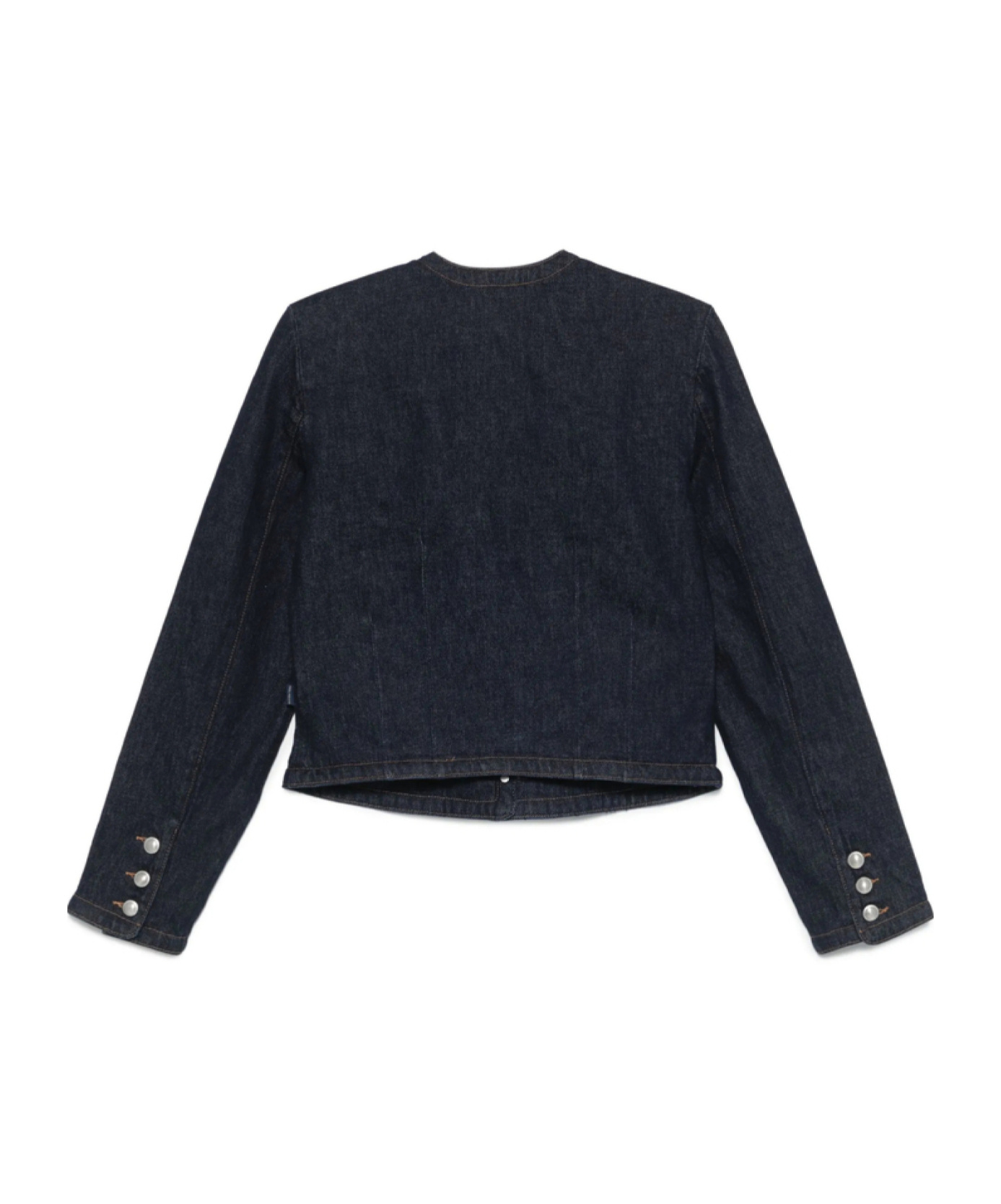 7 For All Mankind Long Sleeve Snap Button Denim Jacket
