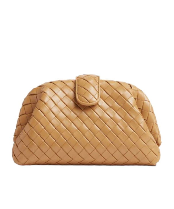Bottega Veneta Teen Lauren 1980 Bag With Chain In Nude
