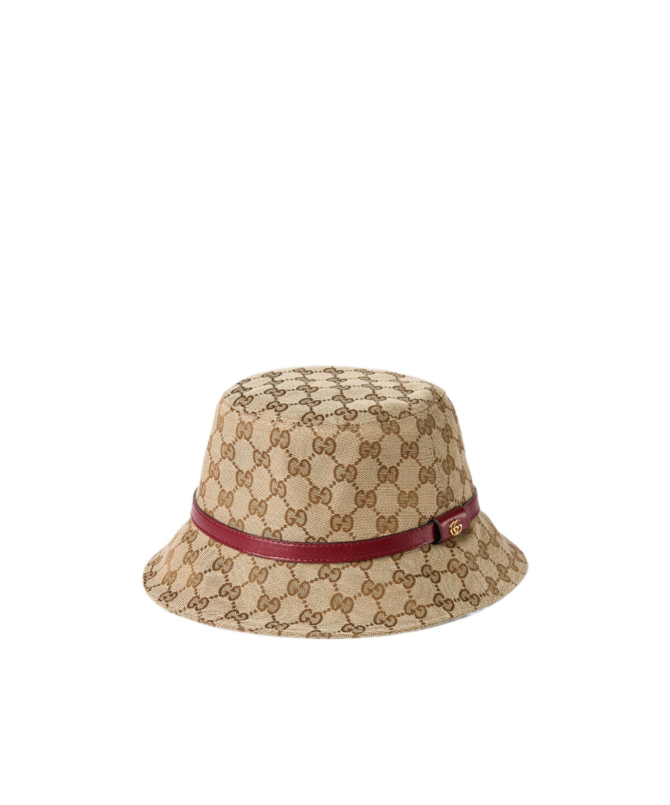 Gucci Gg Canvas Bucket Hat In Brown