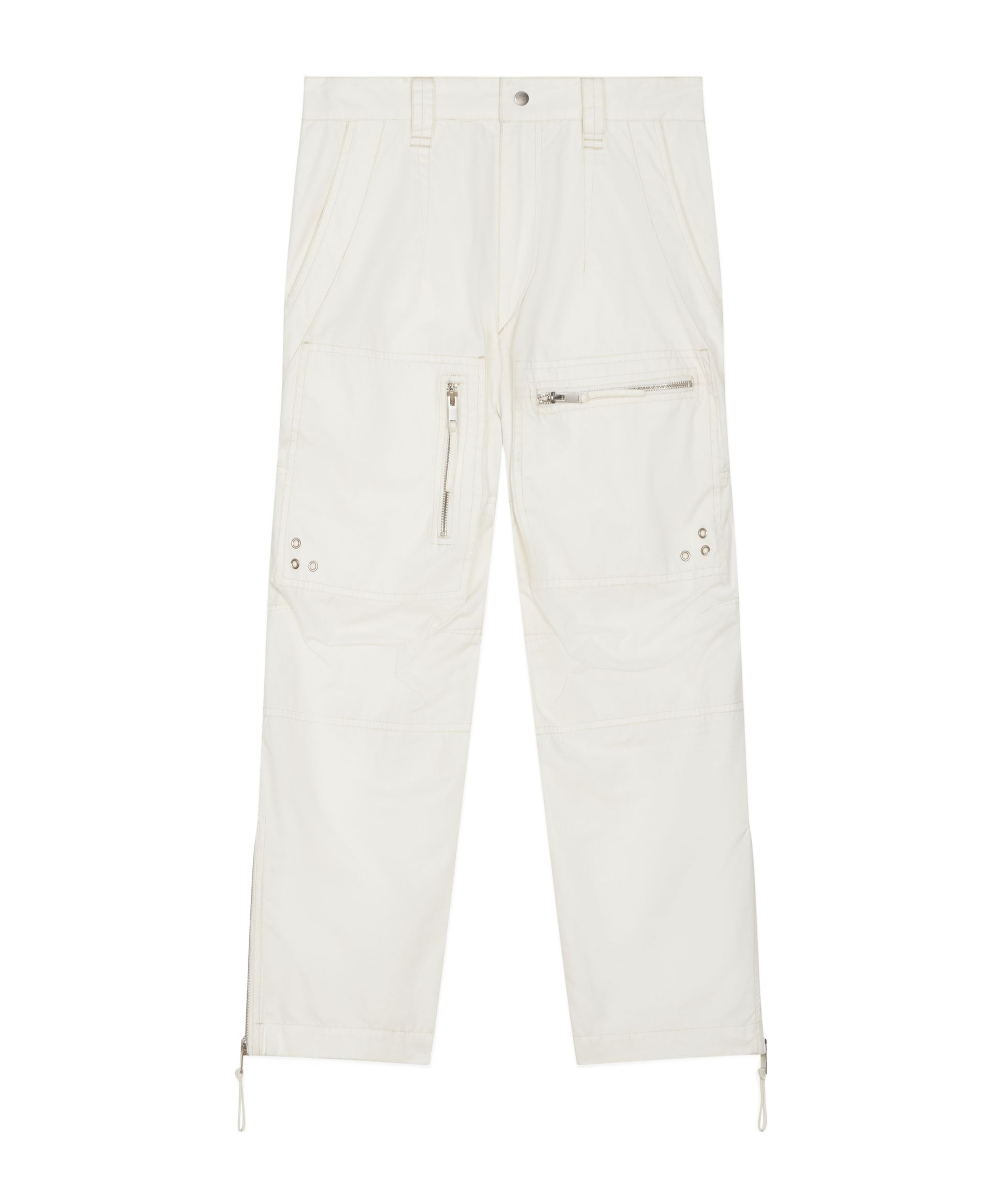 ISABEL MARANT ÉTOILE KELVIN CONTRAST-STITCHING TROUSERS 