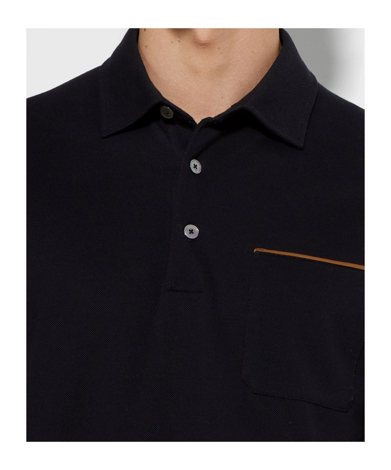 ZEGNA COTTON POLO SHIRT