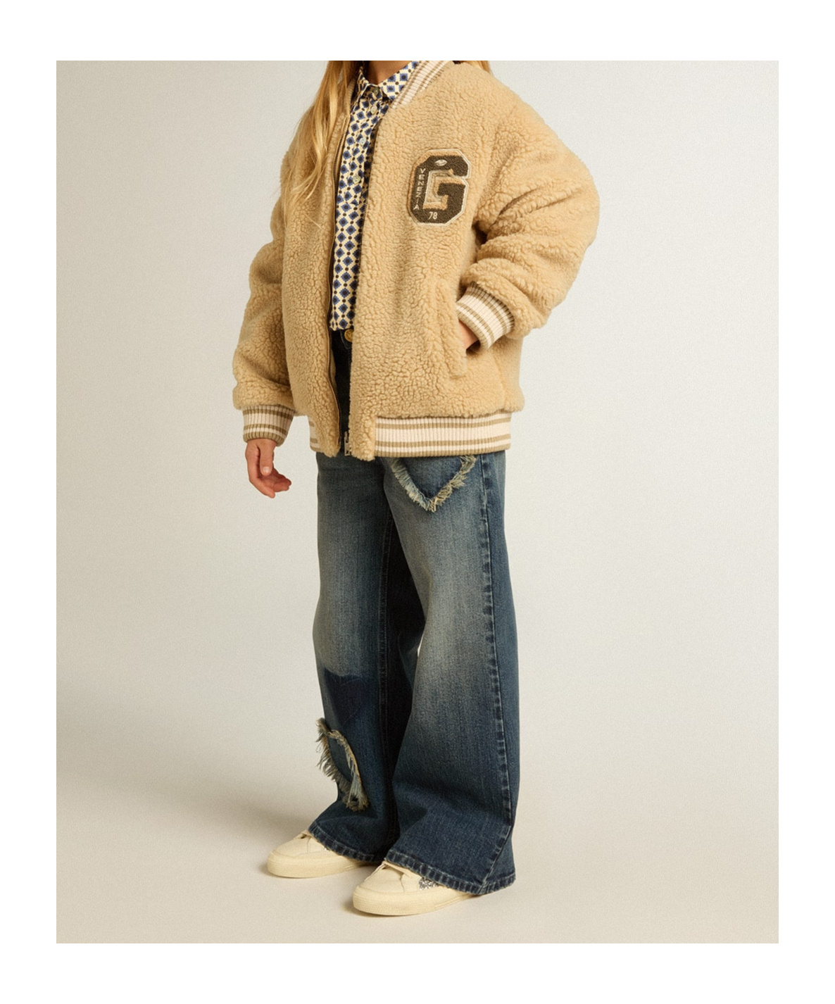 Golden Goose Bootcut Cotton Jeans In Black