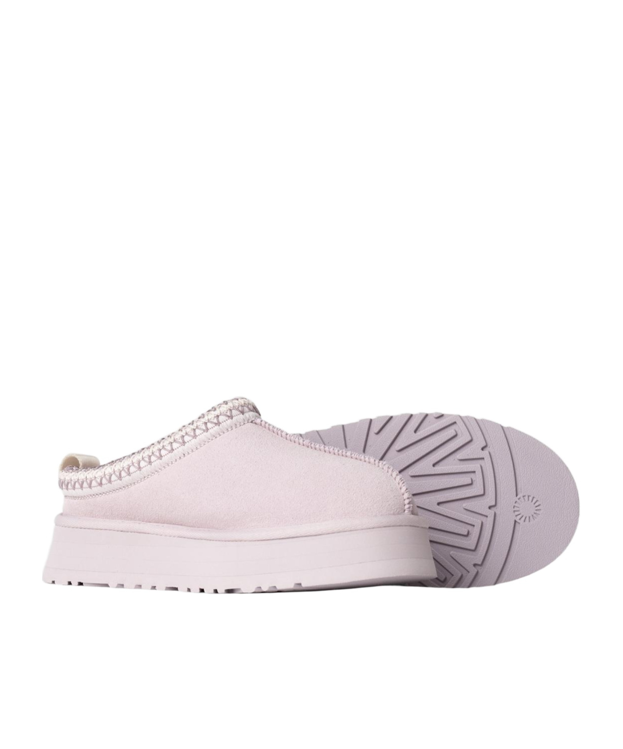 Ugg Bay Slippers Tasman Embroidered Platform Round In Pink
