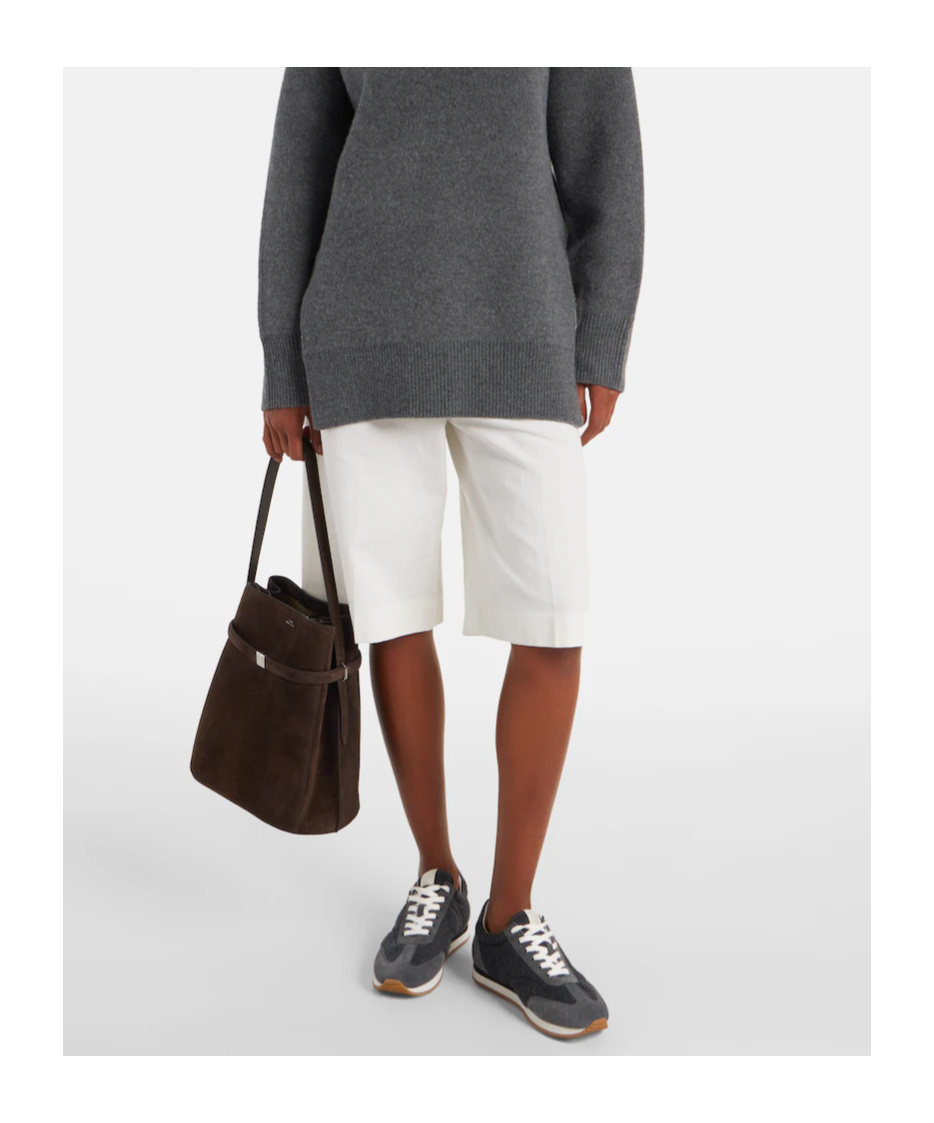 Totême Round-toe Low-top Sneakers In Black