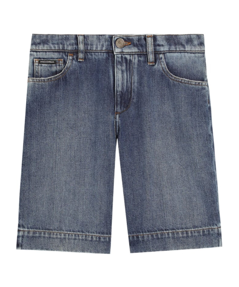 Dolce & Gabbana Denim Shorts In Blue