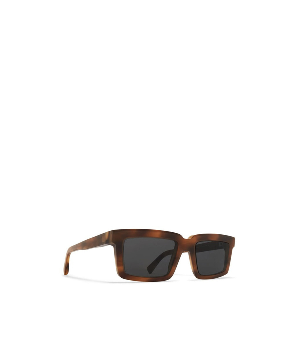 Mykita Dakar Rectangle-frame Sunglasses In Black