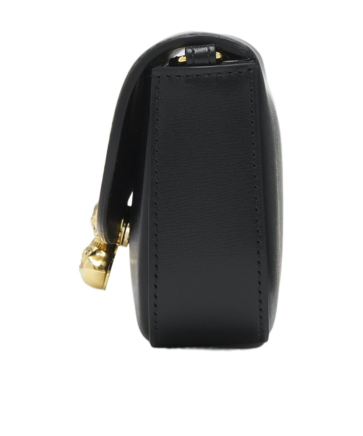 Alexander Mcqueen Small Skull Flower Embellished Shoulder Bag