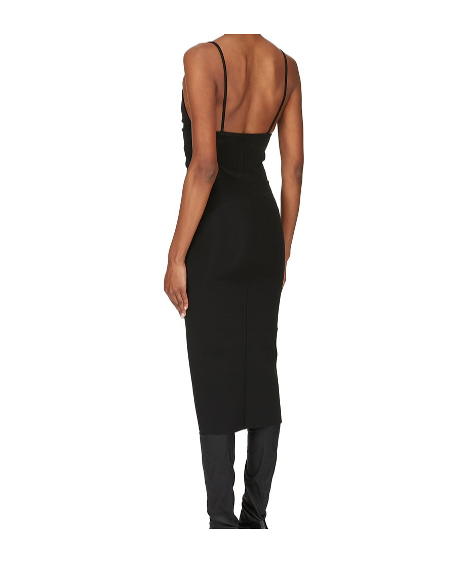 Shop Rick Owens Slip Midi Dress