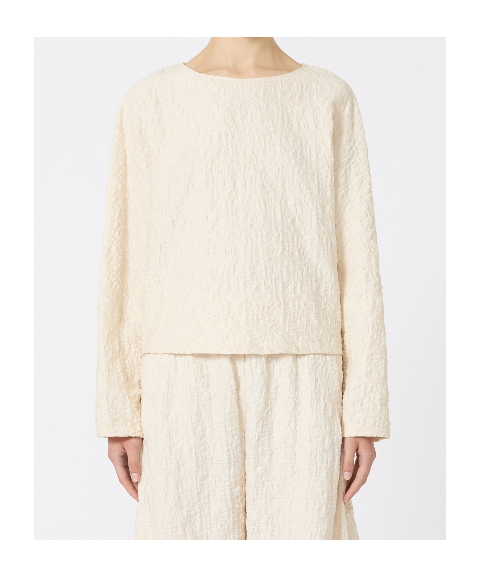 Max Mara Pepaia Cotton-blend Jersey Top In Multi