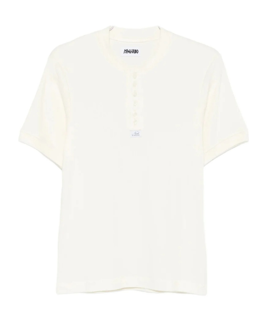 Magliano Button-front T-shirt In White