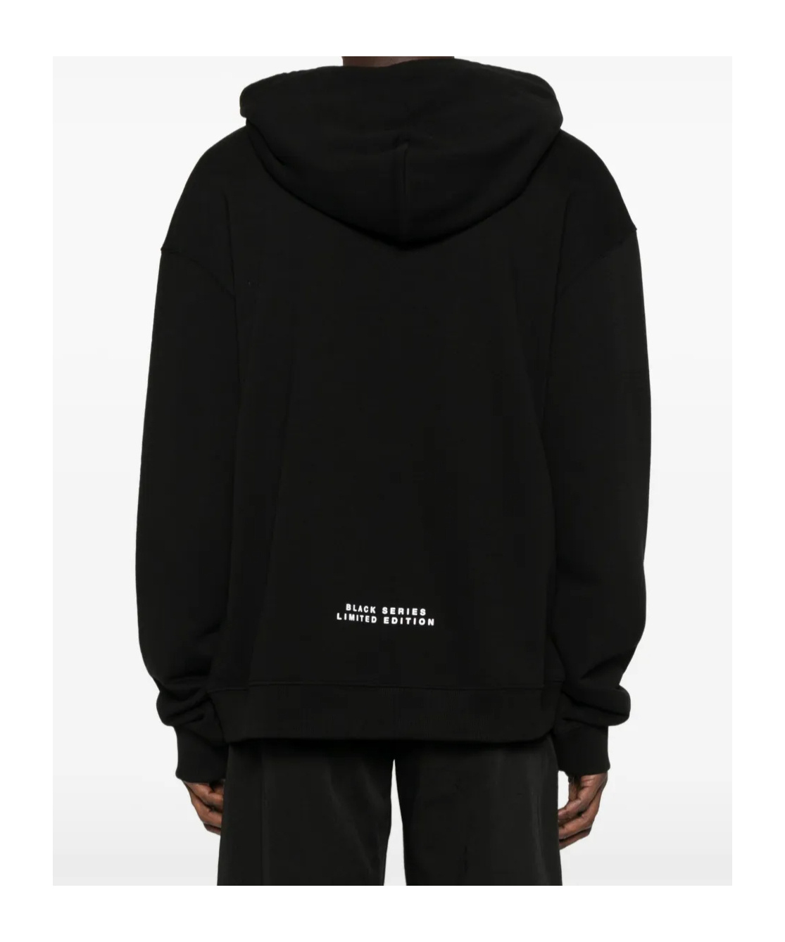 Ih Nom Uh Nit Mask Printed Drawstring Hoodie In Black
