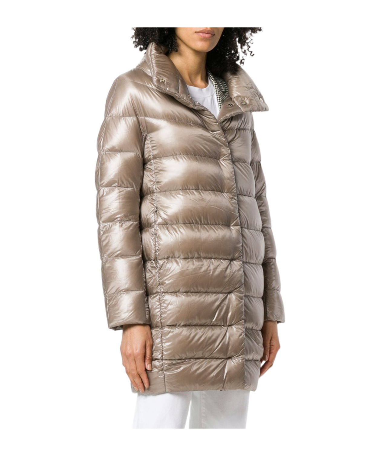 Herno Dora Puffer Jacket In Nude