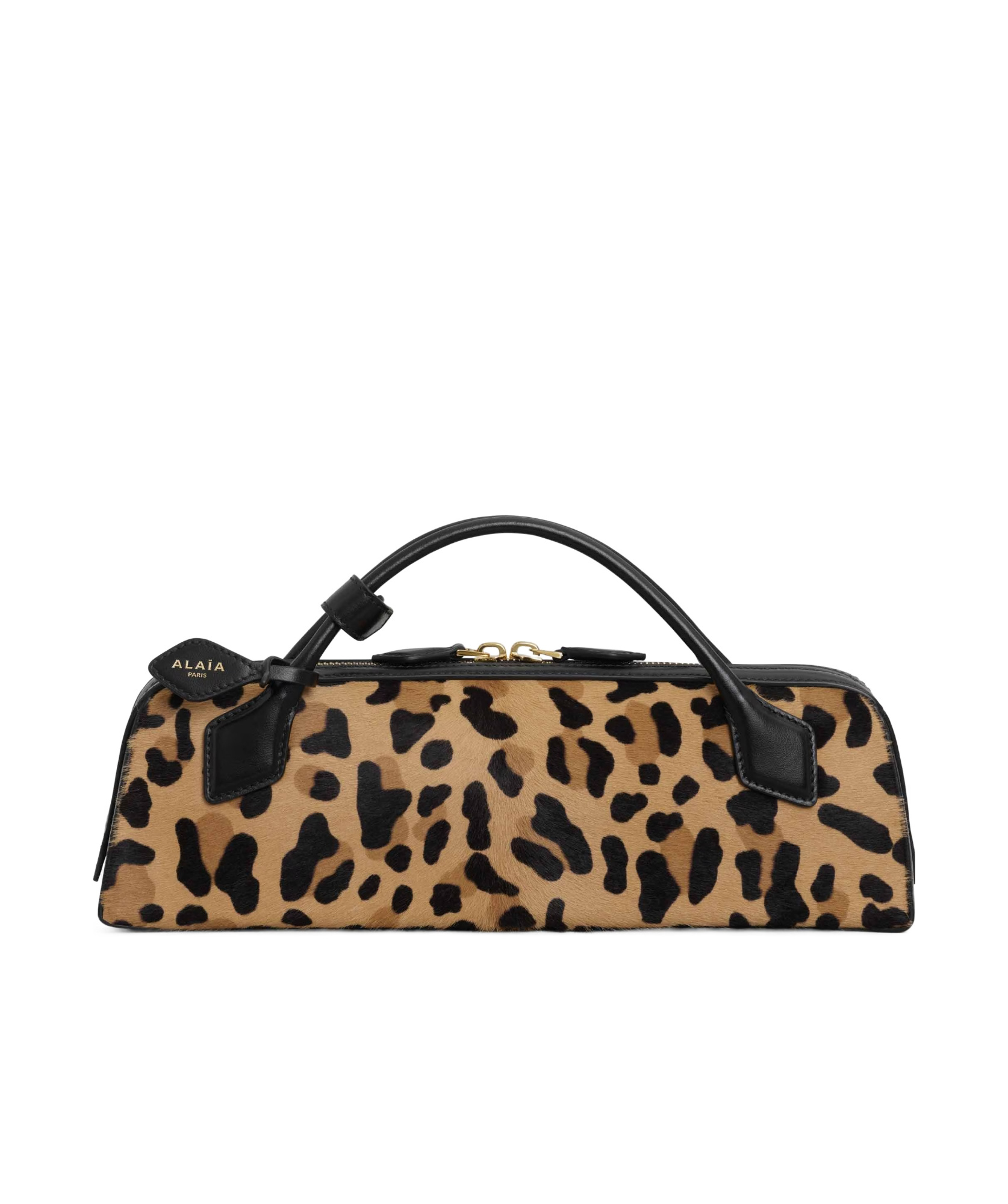 Alaïa Alaia Pochette Le Teckel In Leopard Print Calfskin Women