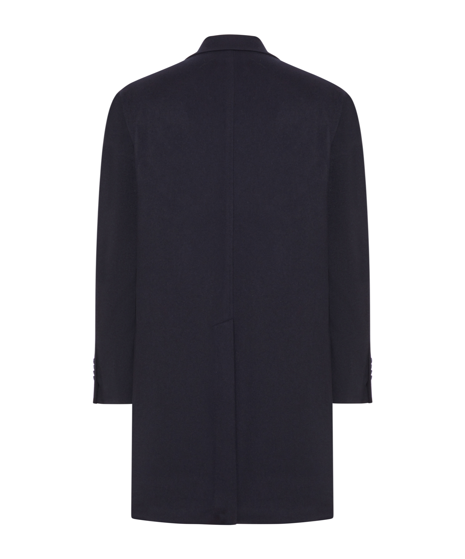 Tagliatore Single-breasted Virgin Wool Coat In Blue