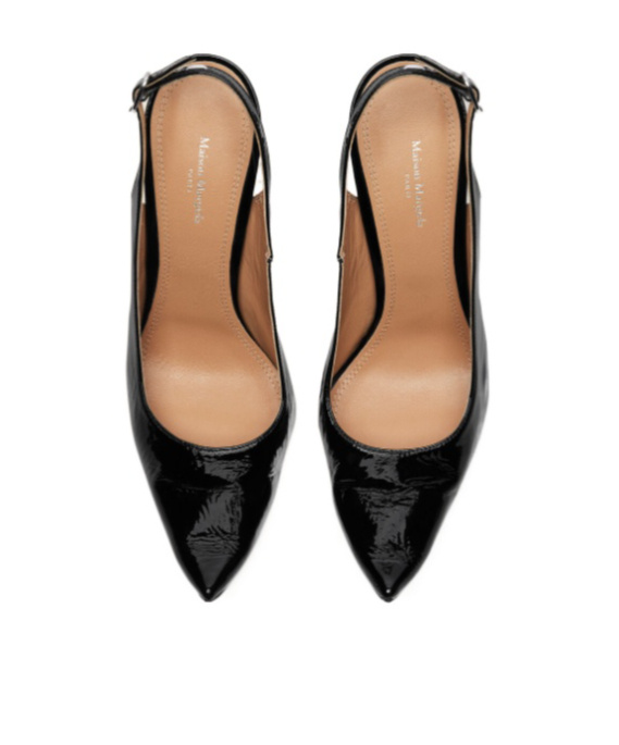 Maison Margiela Loved To Death Slingback Pumps In Black