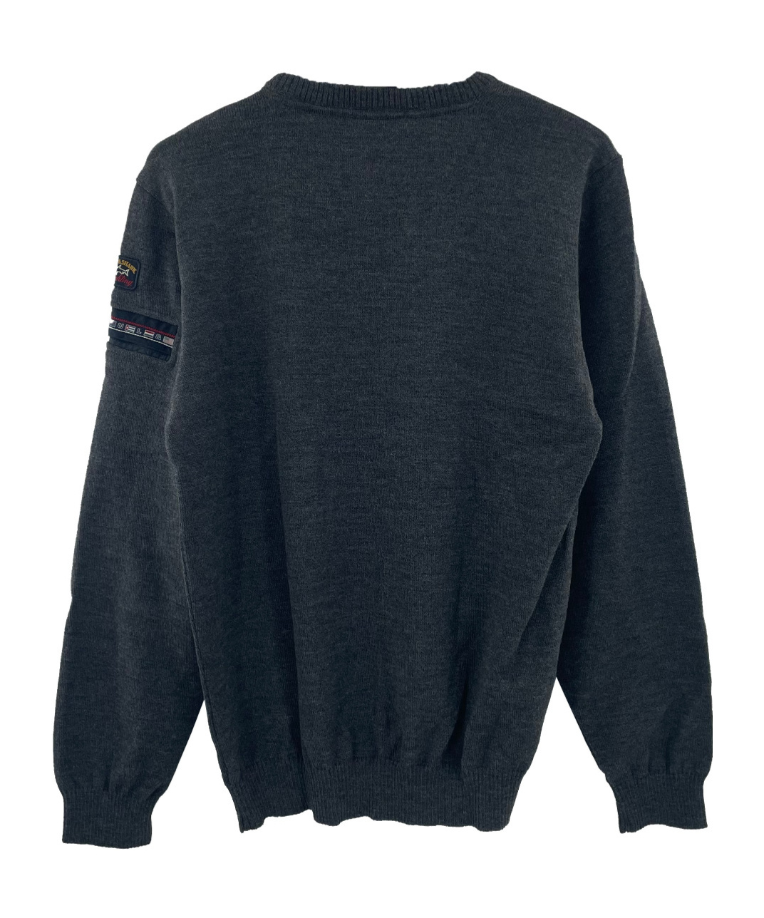 Paul & Shark Round-collar And Long-sleeved Sweater In Black