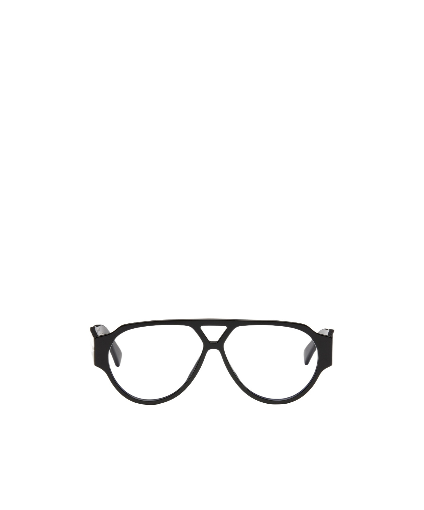 Bottega Veneta Logo Flat Mirror In Black