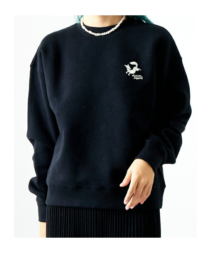 MAISON KITSUNÉ EMBROIDERED SWEATSHIRT 