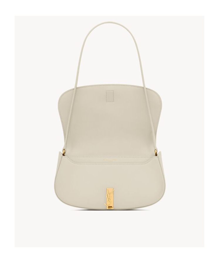 Saint Laurent Mini Voltaire Shoulder Bag In White