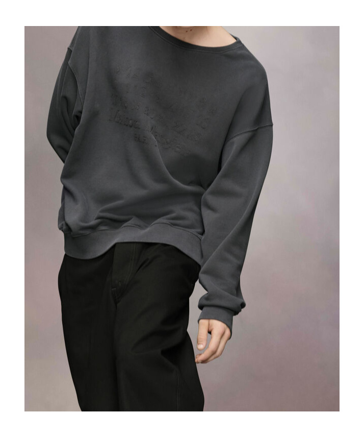 Maison Margiela Numbers Motif Sweater In Black