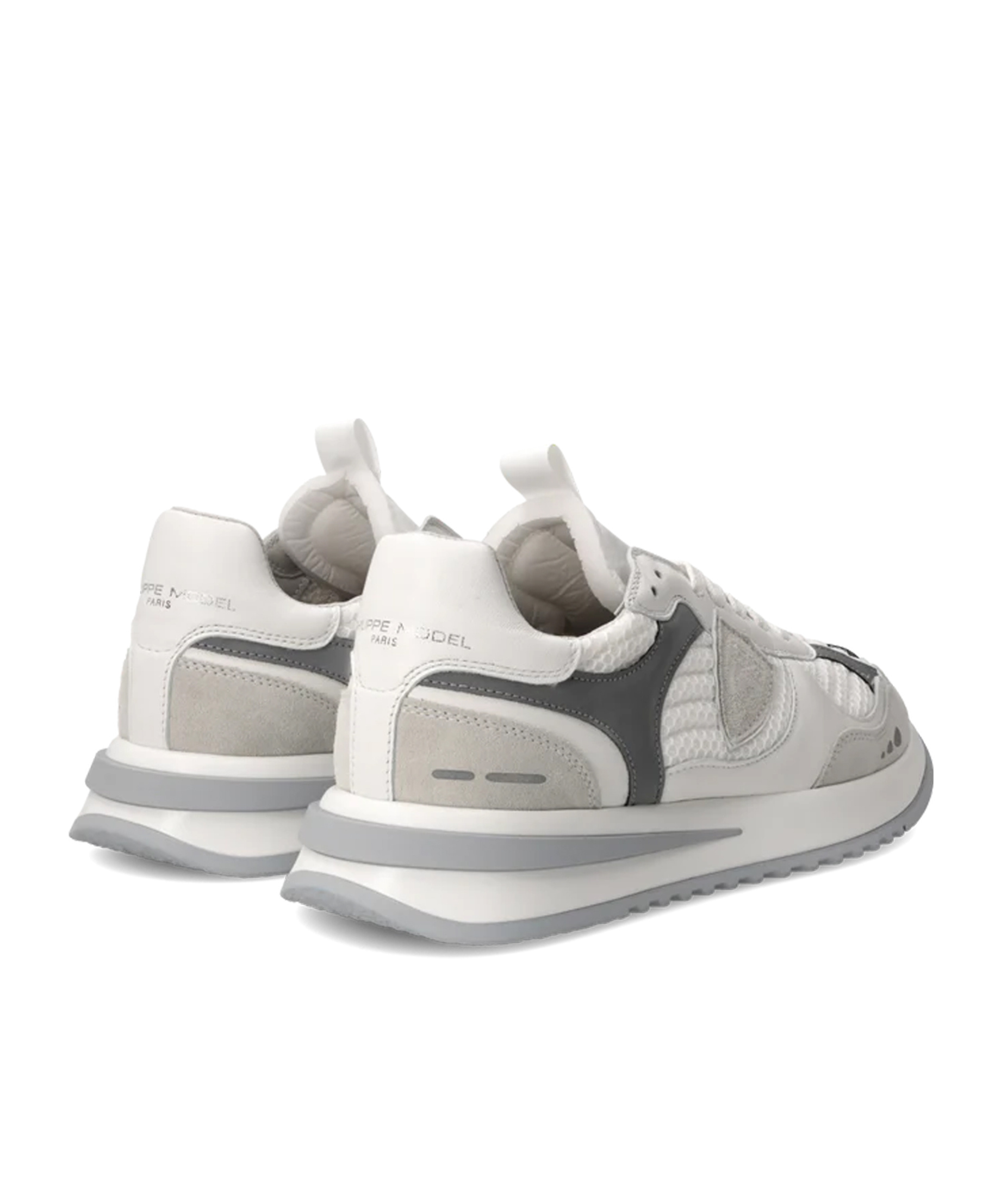 Philippe Model Lace-up Low-cut Casual Shoes In White