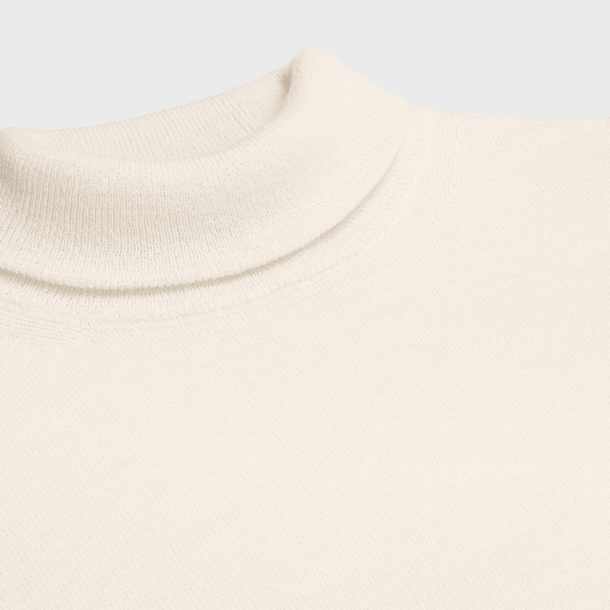 Celine Wool Turtleneck Pullover In Nude