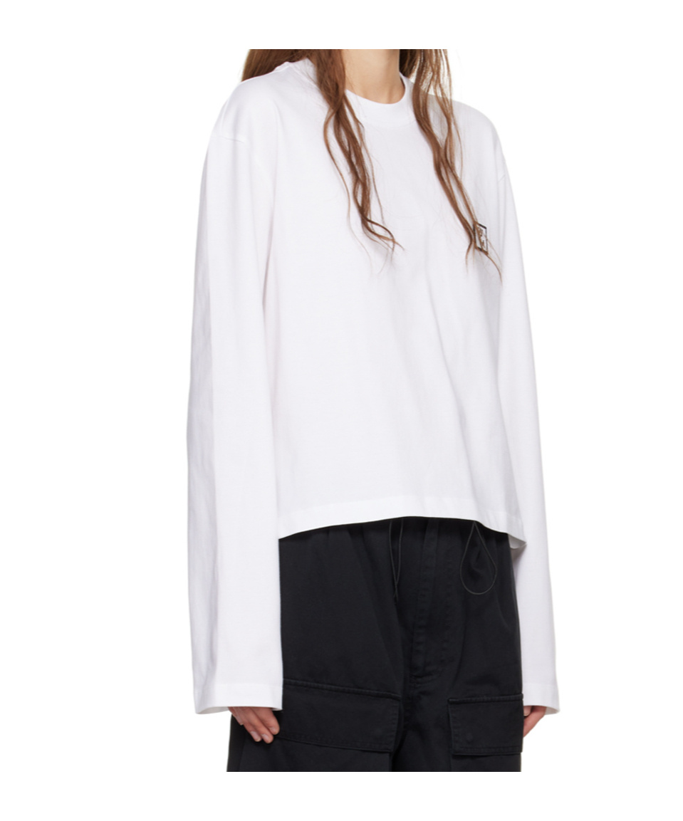 WOOYOUNGMI PATCH LONG SLEEVE T-SHIRT 