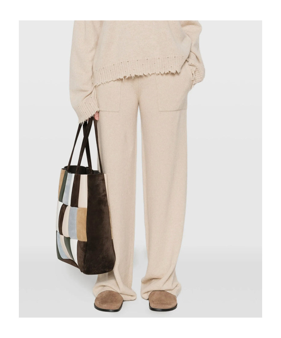 Uma Wang Elastic Waist Casual Pants In Neutral