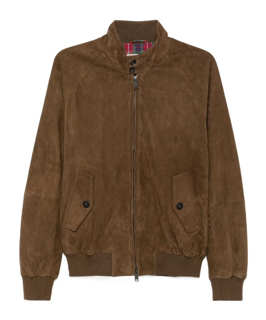 Baracuta Suede Jacket In Brown