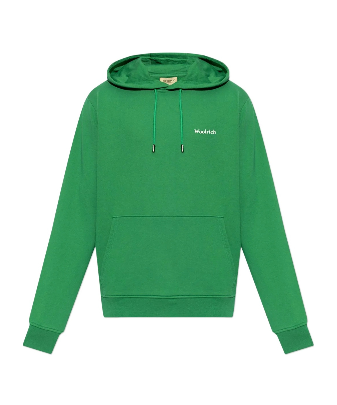 Woolrich Graphic-print Hoodie In Green