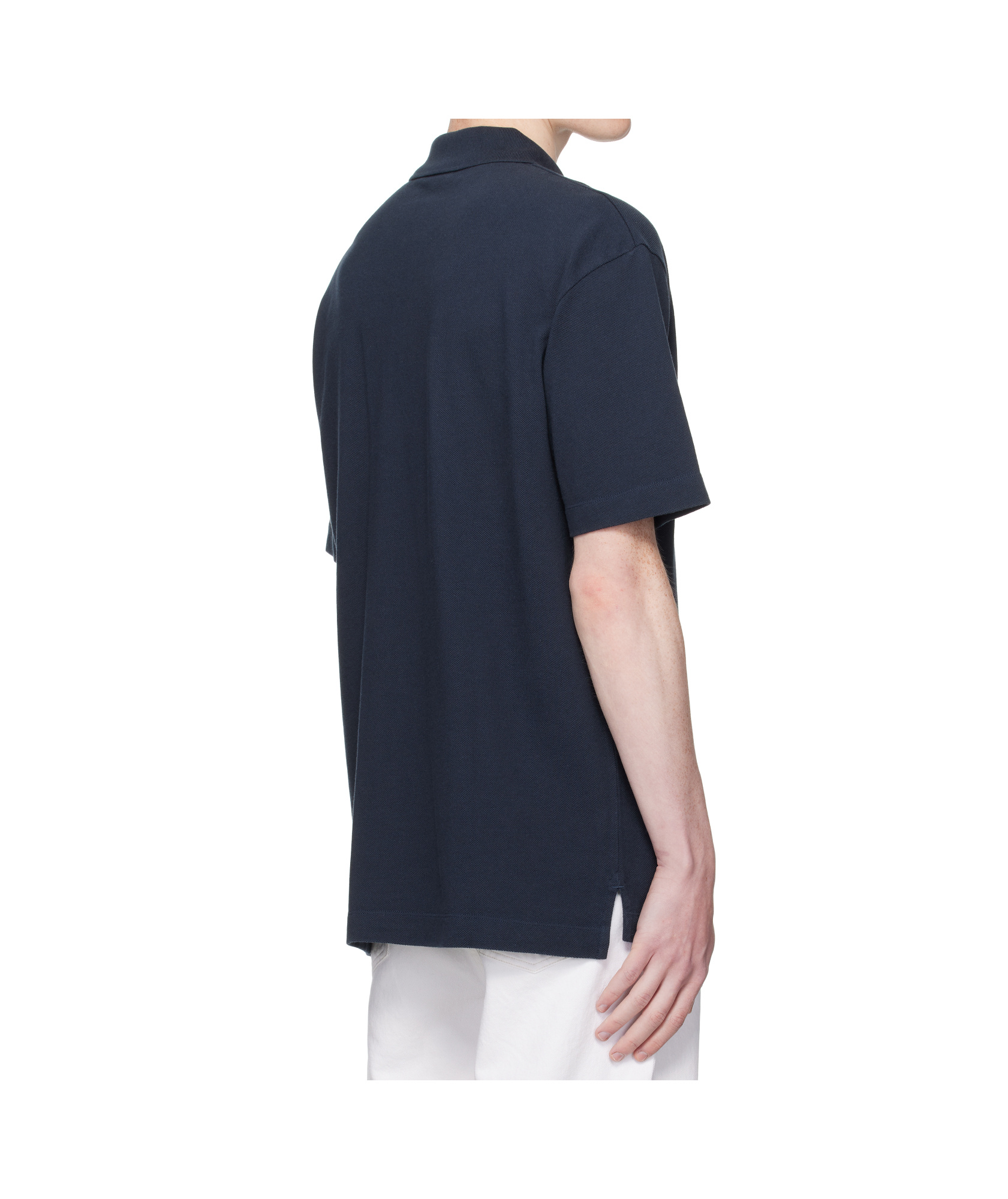 Maison Kitsuné Short Sleeve Polo Shirt In Multi