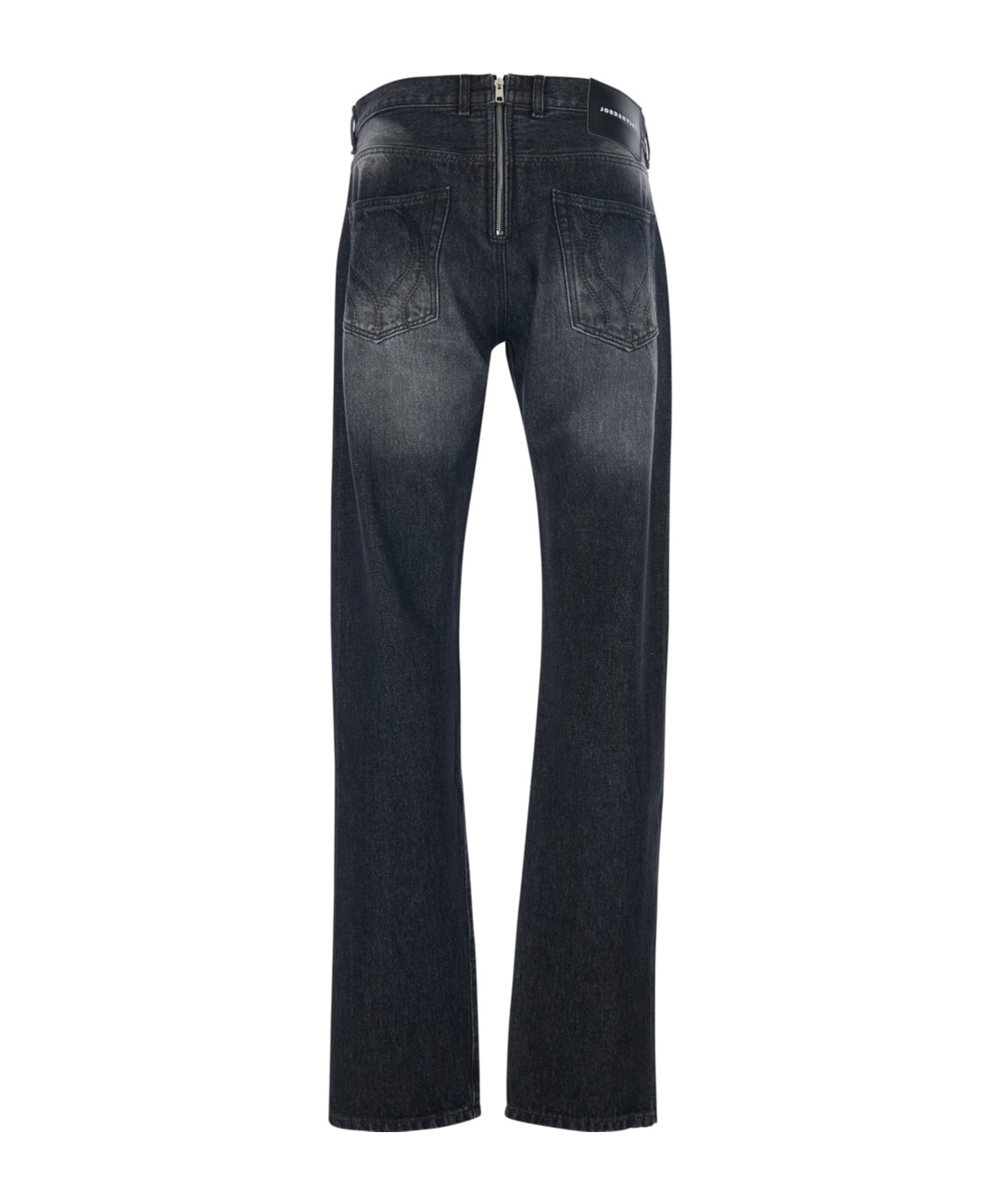 Jordanluca Zipper Jeans In Black