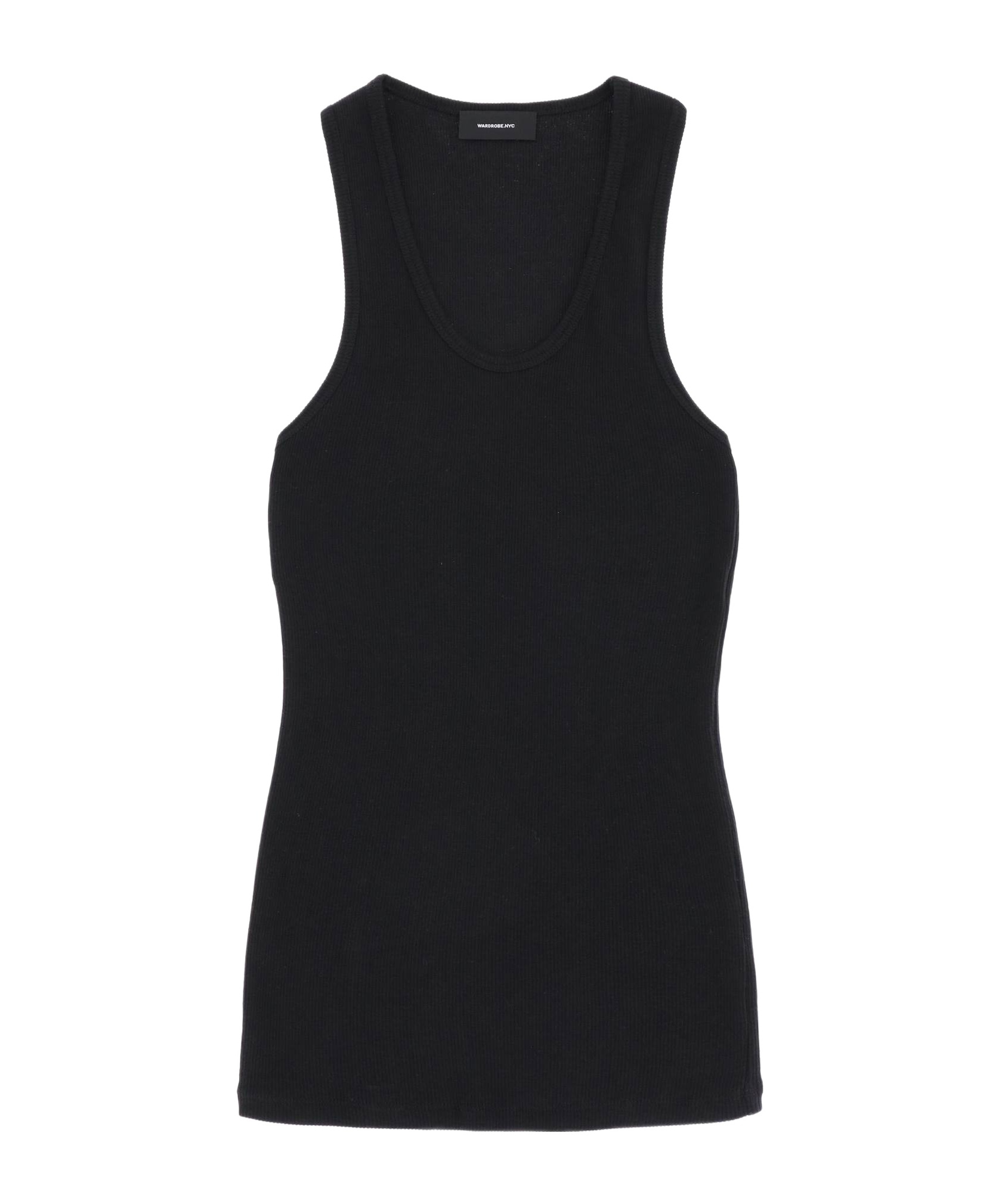 Wardrobe.nyc Ribbed Sleeveless Top With