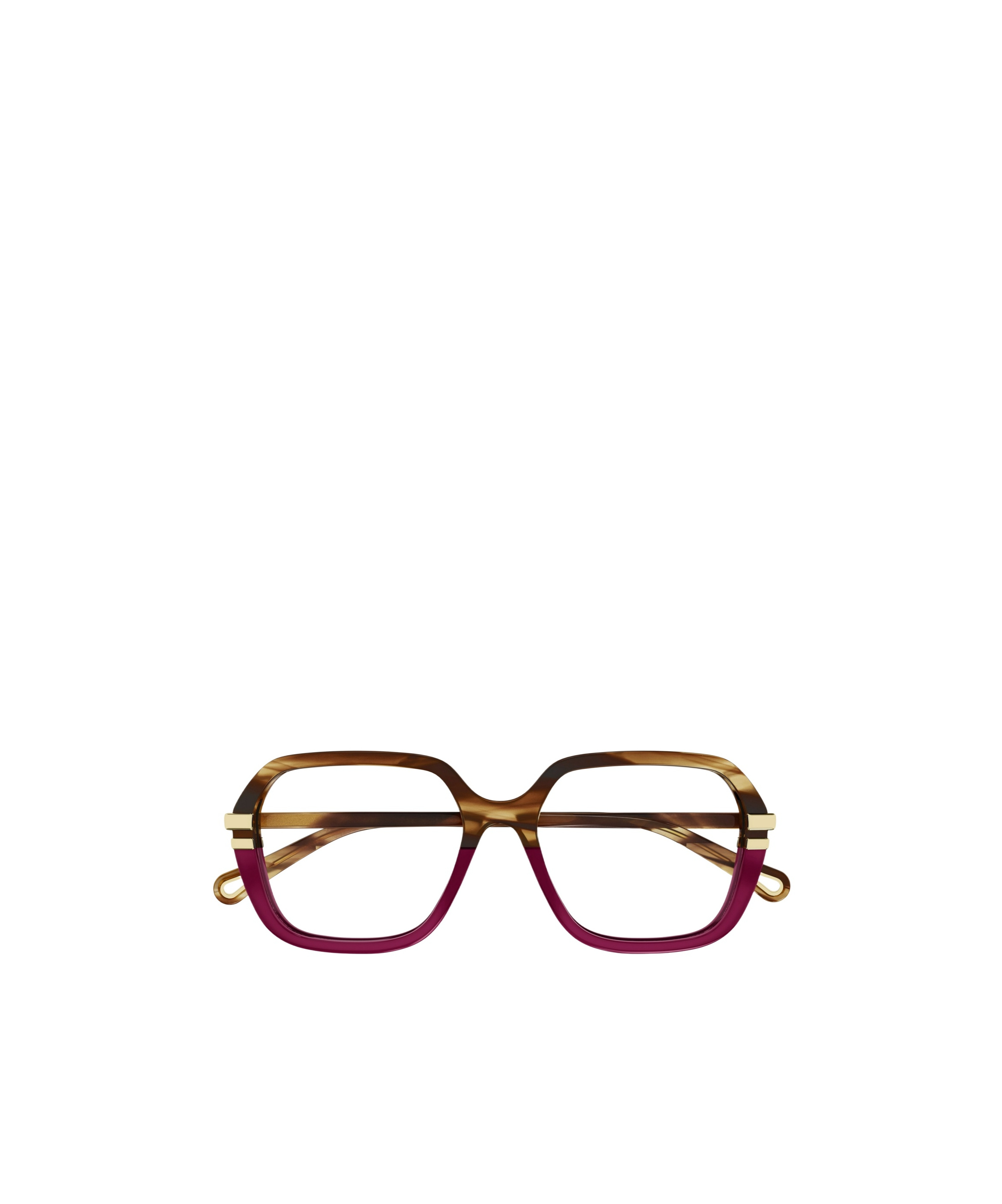 Chloé Ombré-effect Oversize-frame Glasses In Multicolor