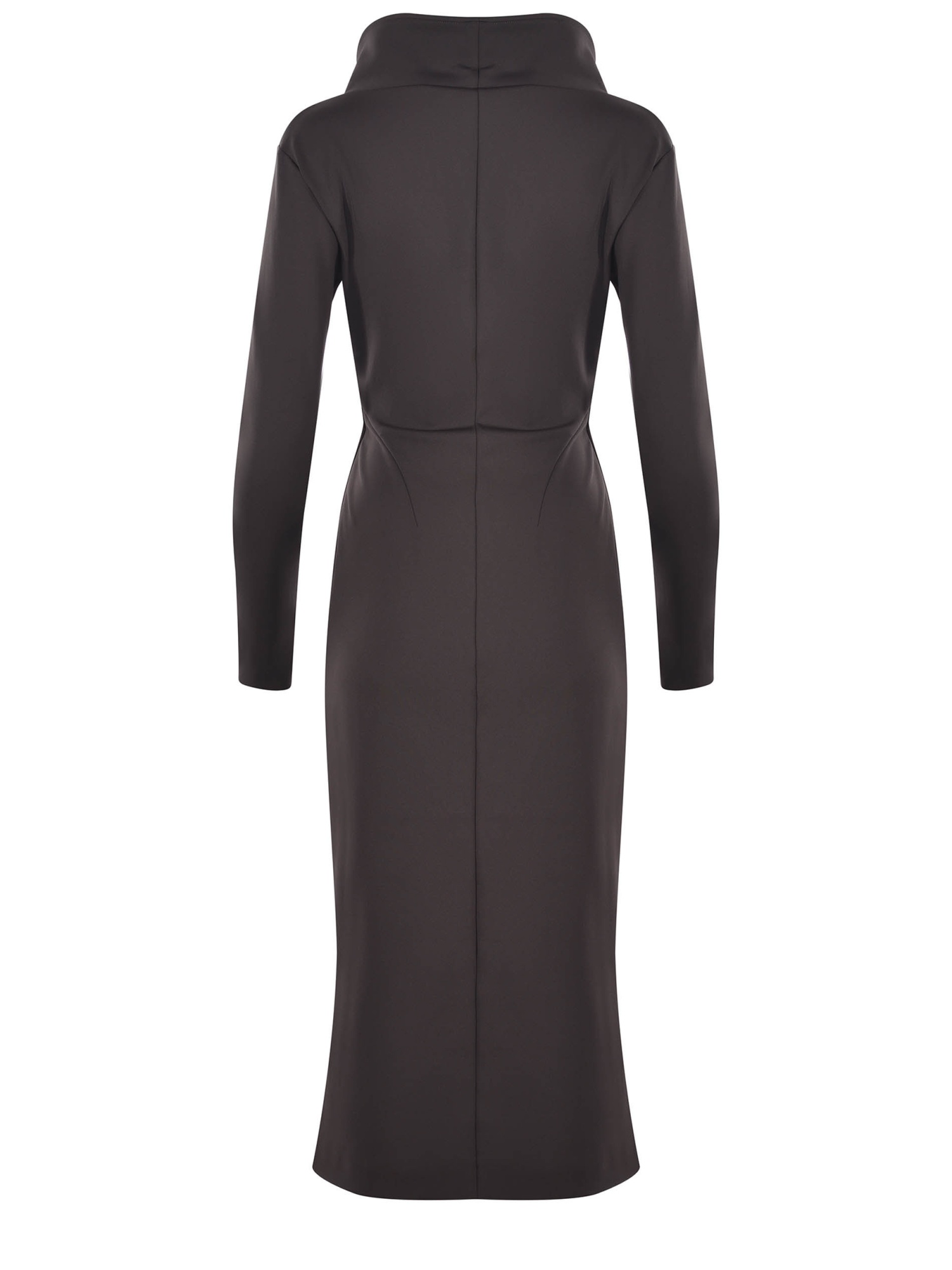 Philosophy Di Lorenzo Serafini Philosophy Dress In Nylon. In Brown