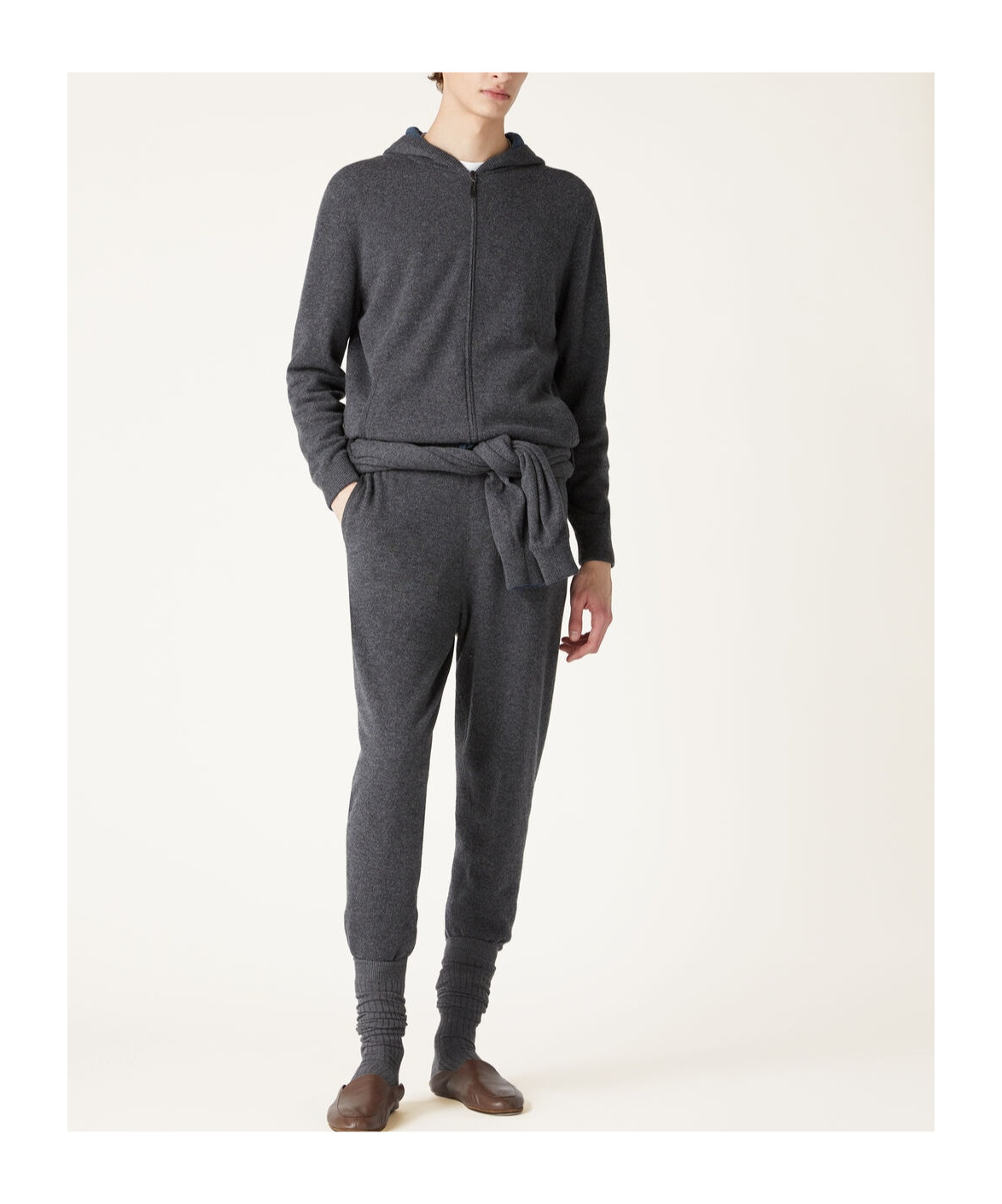 LORO PIANA DUO DOUBLE-SIDED CASUAL PANTS