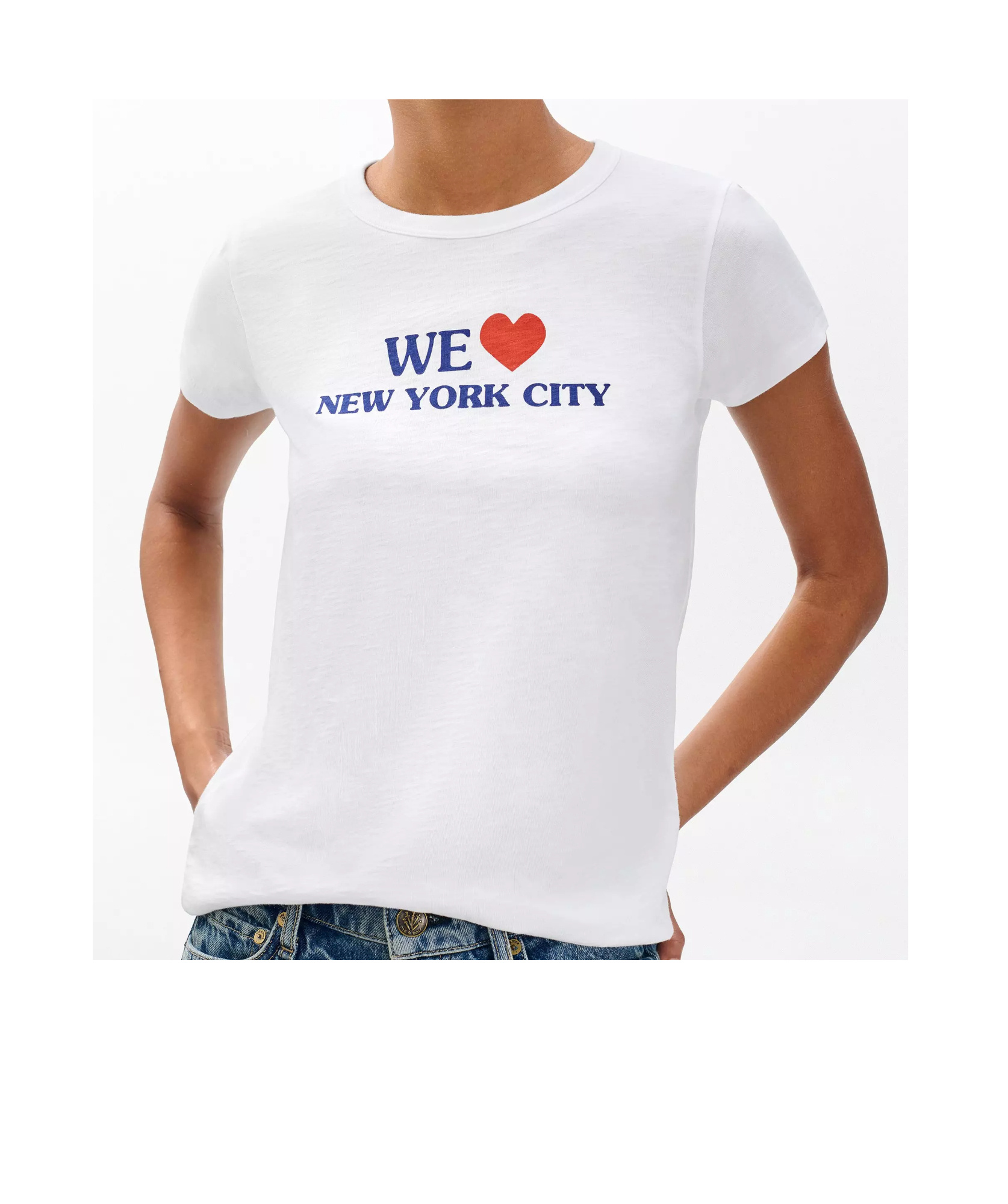 Rag & Bone Short-sleeved T-shirt In White