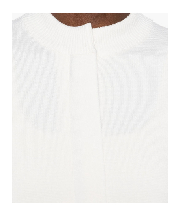 Max Mara Long-sleeved Sweater In White