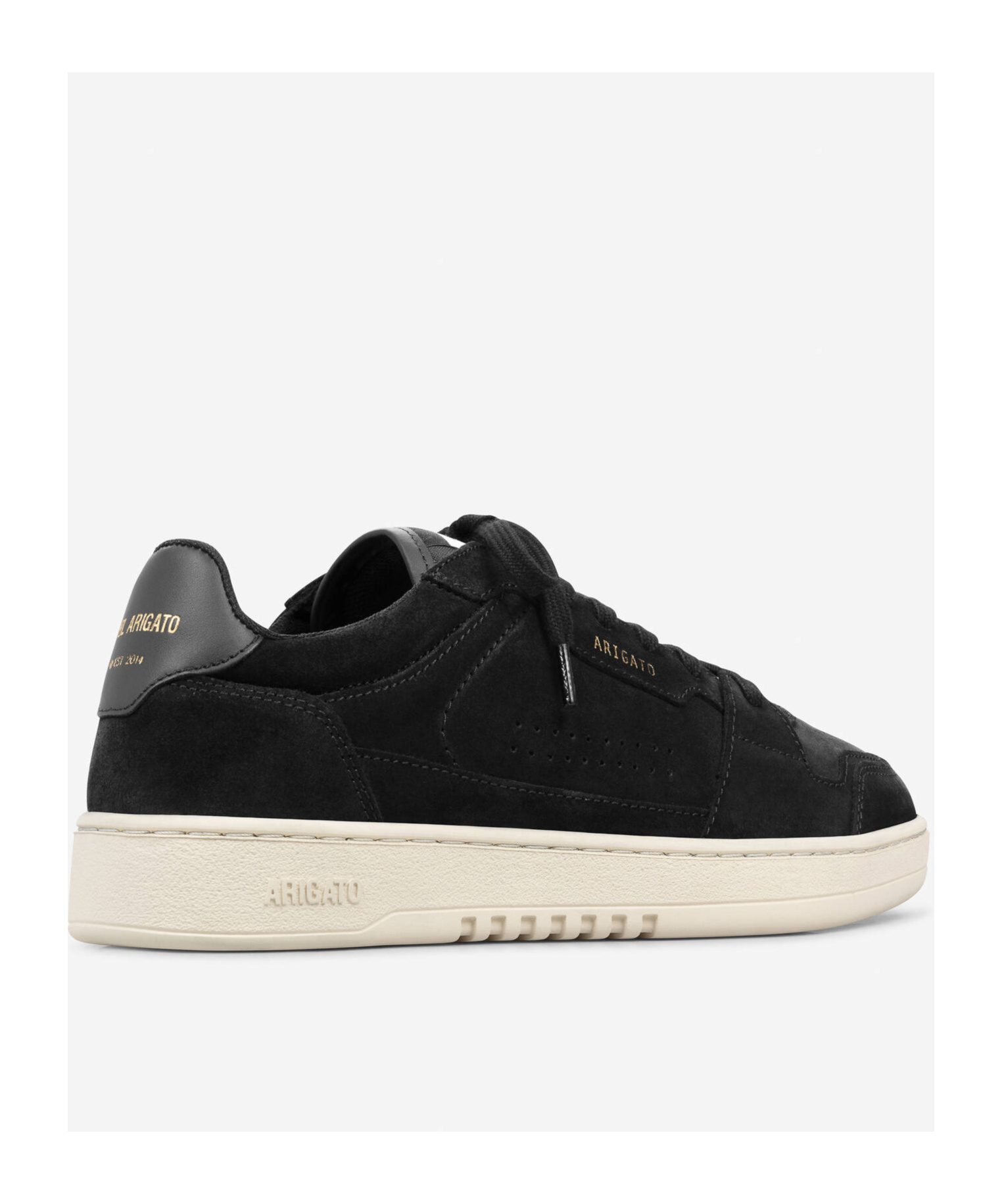 Axel Arigato Dice Lo Panelled Suede Sneakers In Black
