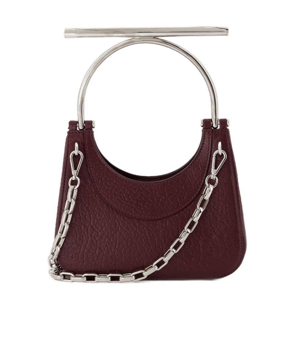 Alexander Mcqueen Mini Cross-bar Tote Bag In Brown