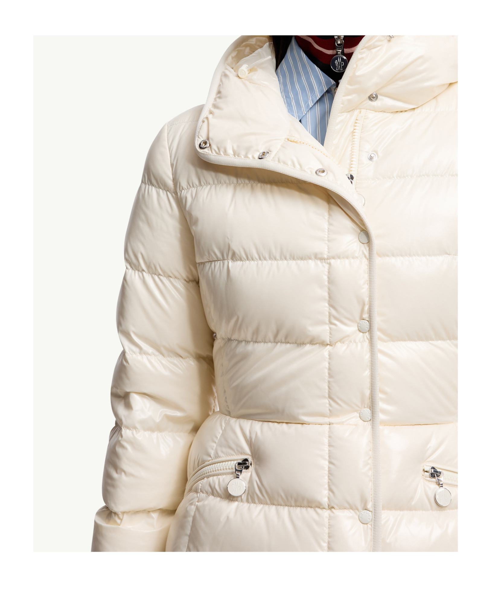 Moncler Doudoune Courte À Capuche Barante