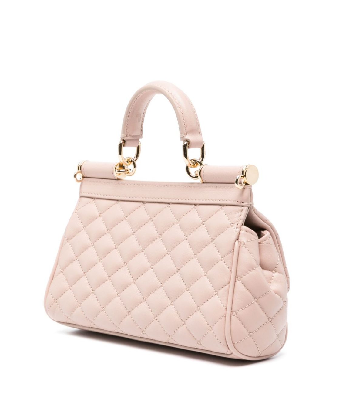 Dolce & Gabbana Small Sicily Handbag In Nude