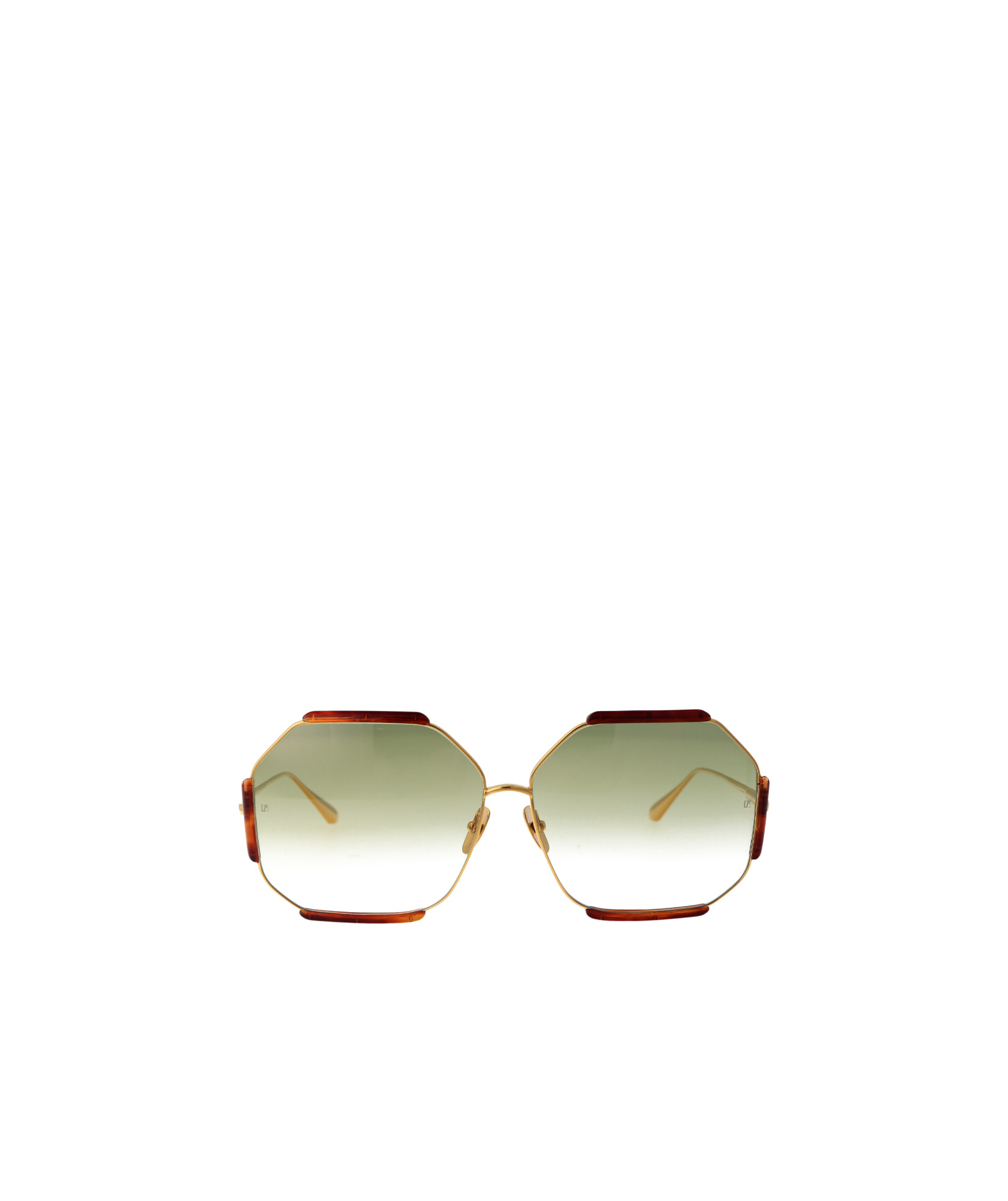 Linda Farrow Margot Oversize-frame Sunglasses In White