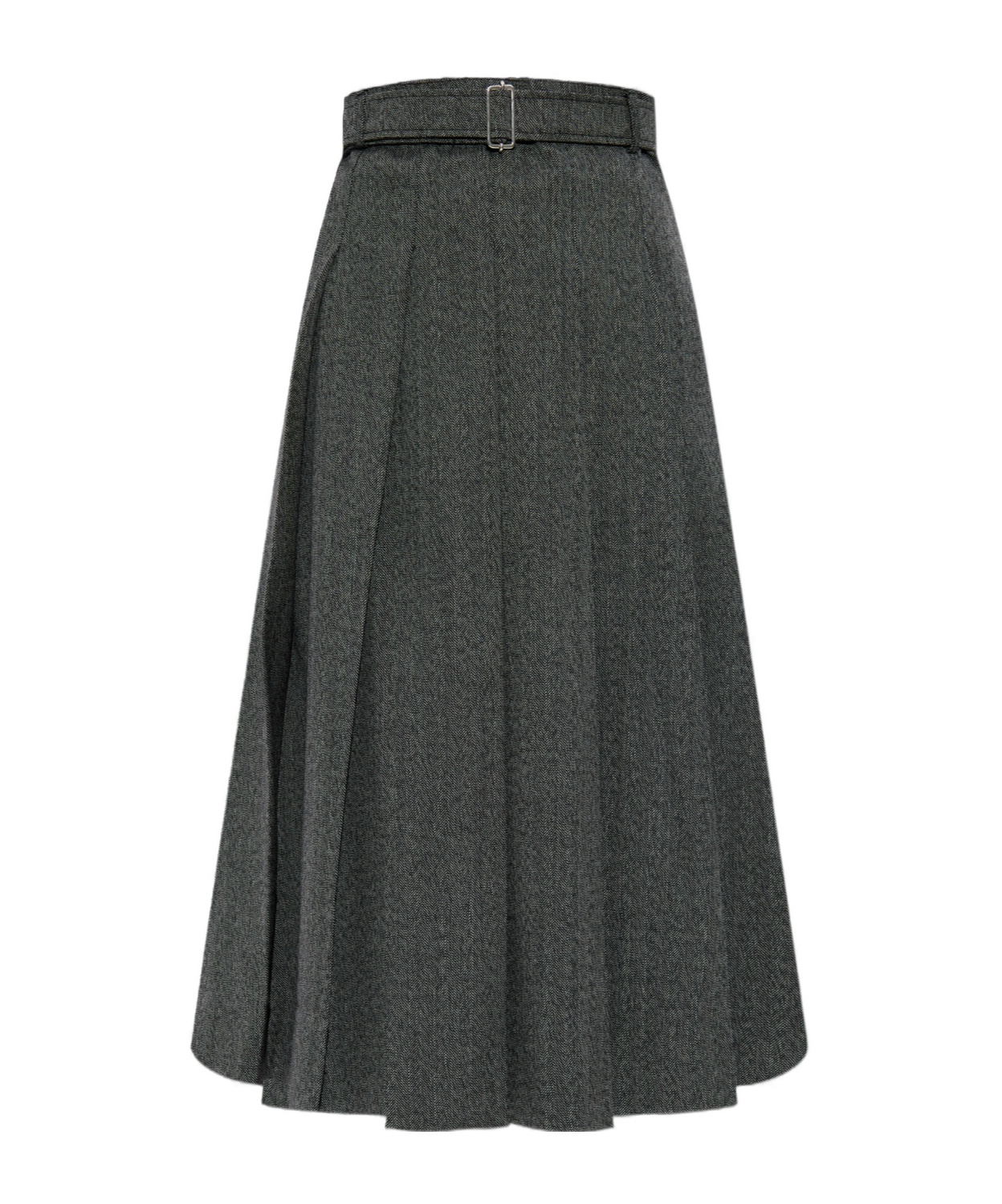 Officine Generale Ilenia Straight-leg Wool Trousers In Black
