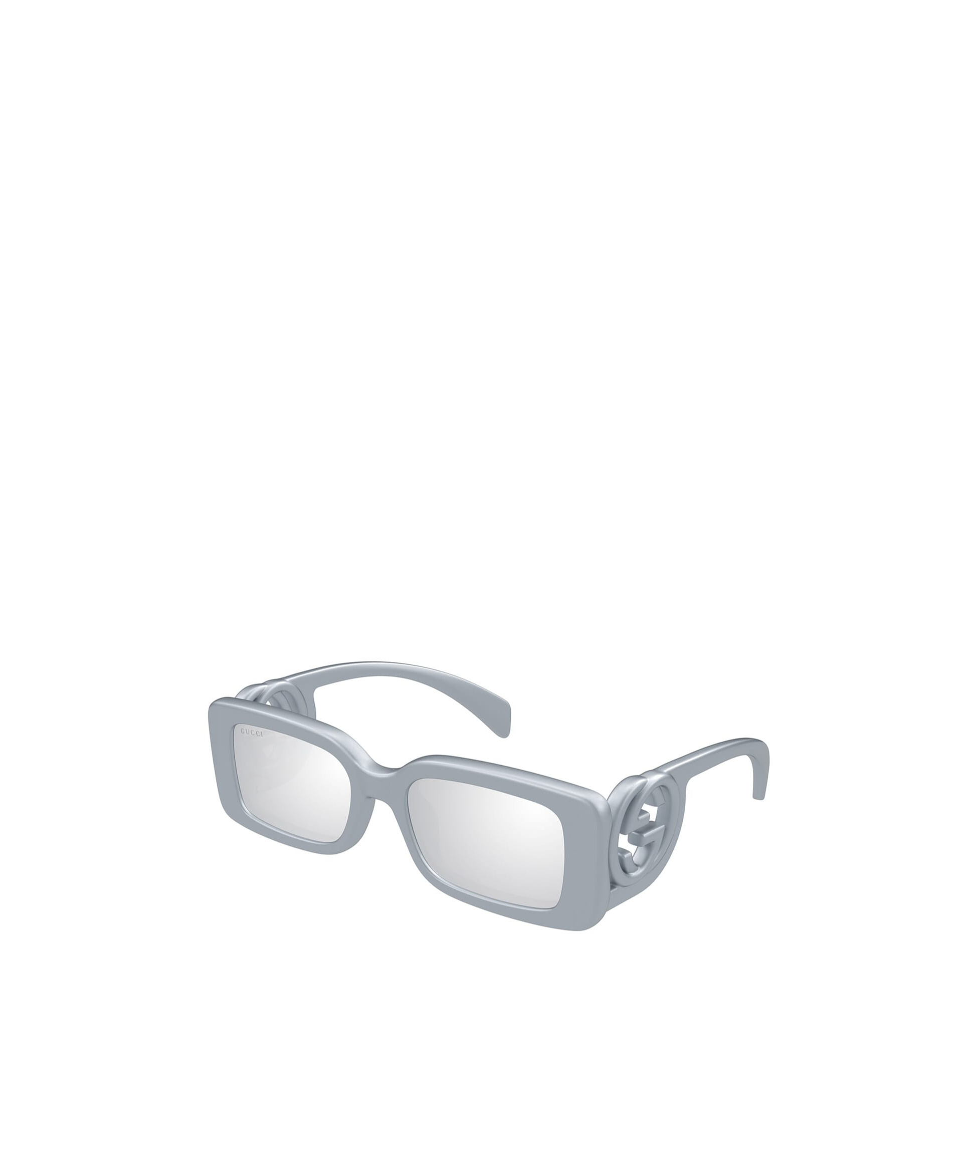 Gucci Eyewear Rectangular Frame Sunglasses In White