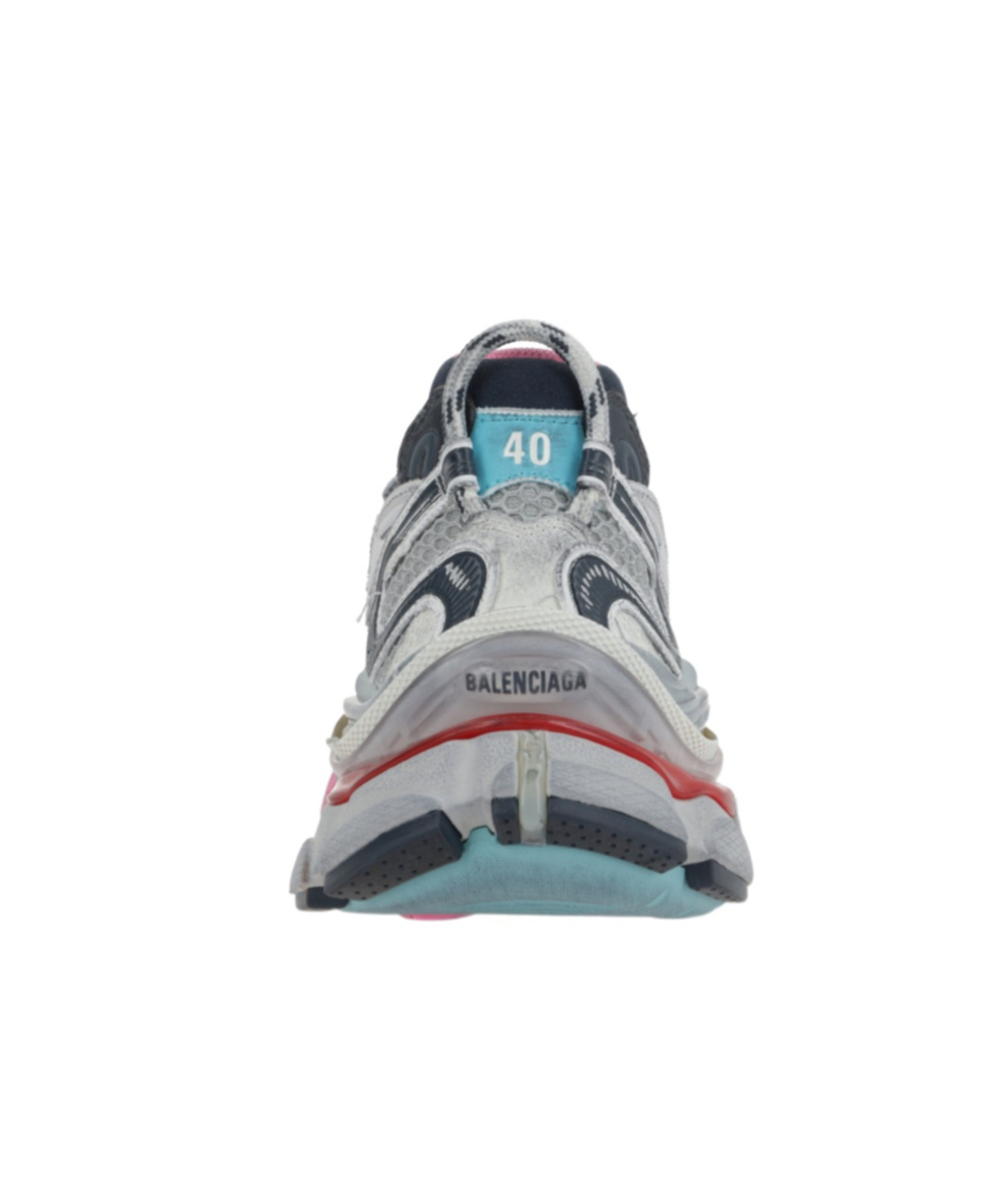 Shop Balenciaga Runner Lace-up Sneakers In Gray