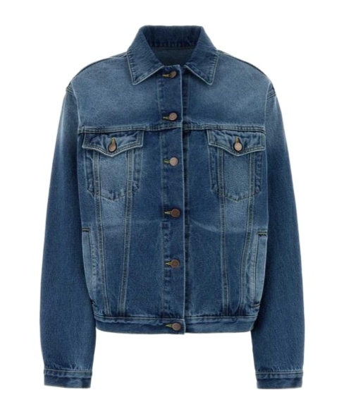 PRADA DENIM BLOUSON JACKET 