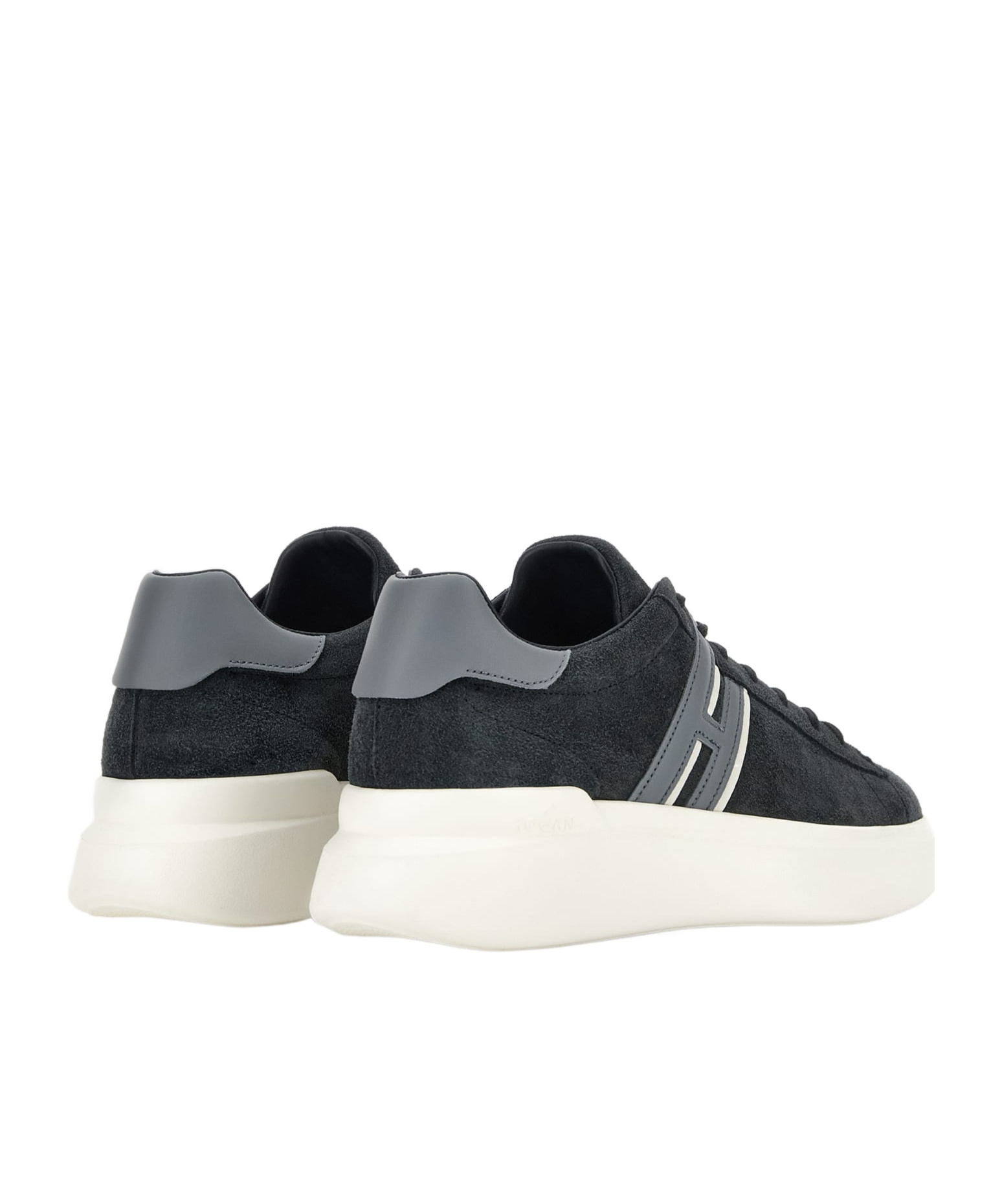 Hogan H580 Lace-up Sneakers In Black