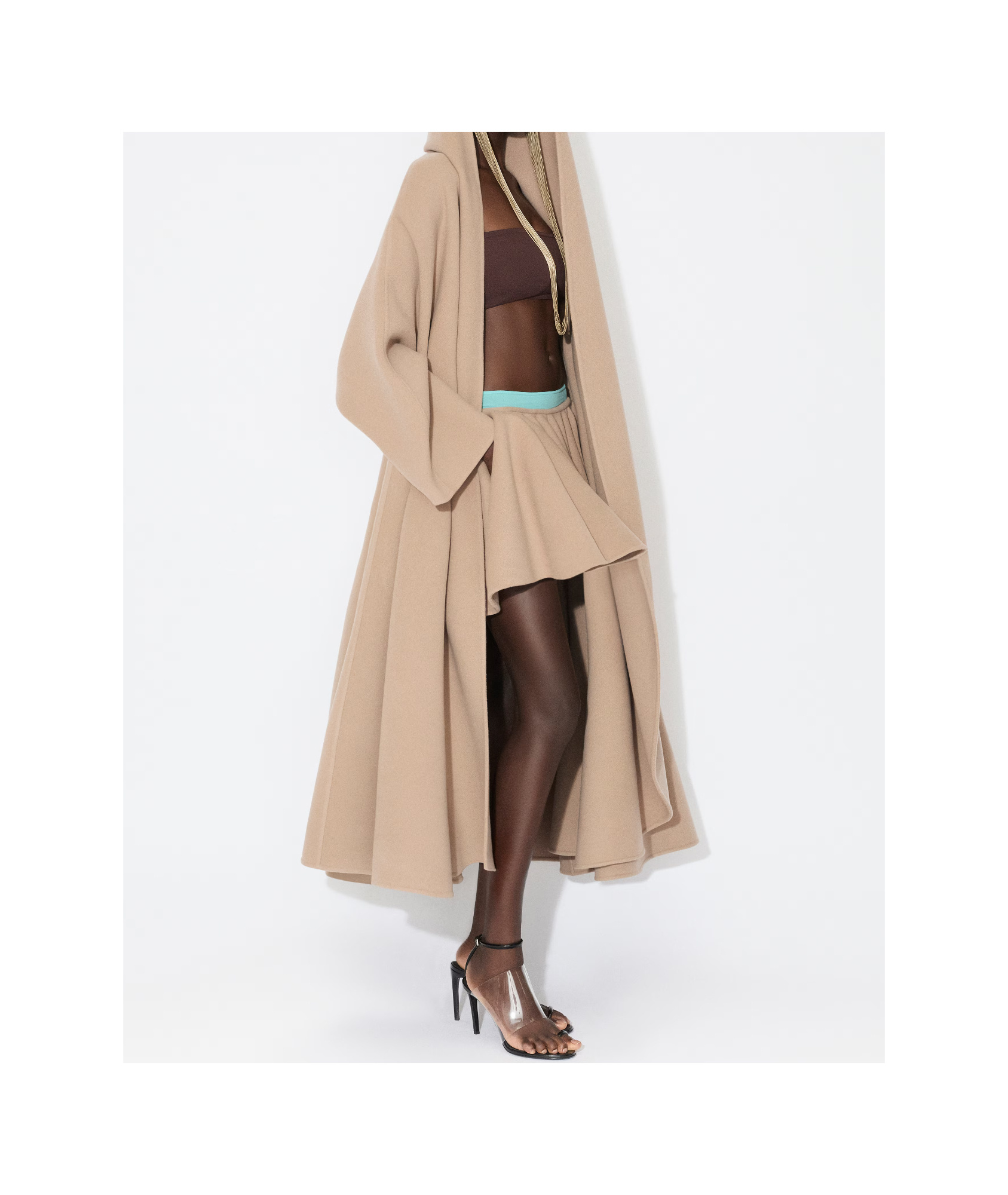 Alaïa Cashmere-blend Skater Skirt
